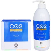 تصویر ژل کربوکسی ریب اسکین 750 میل اصل Ribeskin CO2 Carboxy combo Gel 750 ml