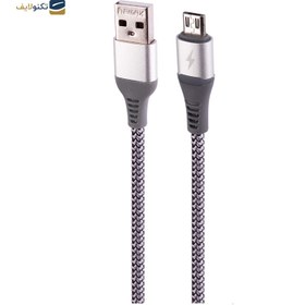 تصویر کابل تبدیل USB به MicroUSB ریمکس مدل RC-152A-M طول 1 متر Remax RC-152A-M USB To MicroUSB 1M