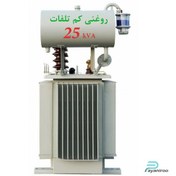 تصویر ترانسفورماتور ۲۵ KVA سه فاز ایران ترانسفو 