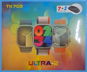 تصویر پک ساعت هوشمند مدل TK705 Ultra2هدفون 