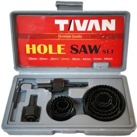 تصویر جعبه گردبر تیوان Tivan Hole Saw Set