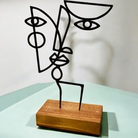 تصویر تندیس مینیمال طرح چهره 