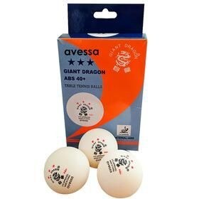 تصویر توپ پینگ پنگ 40 پلاس 6 تنیس روی میز مورد تایید GIANT ITTF Avessa 