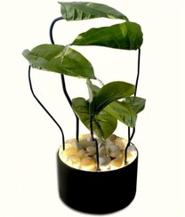 تصویر آبنما مدل گلدان پتوس با نور پردازی کد ۷۴۰ 