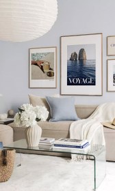 تصویر میز شیشه ای خم 