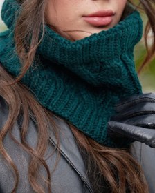 تصویر شال گردن رینگی بافت 