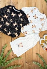 تصویر تیشرت شلوارک پروانه 