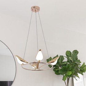 تصویر لوستر مرغ آمین 