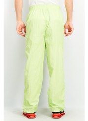 تصویر شلوار ساده مردانه با فیت معمولی، زرد سبز برند royalty Men Regular Fit Solid Basic Pants, Yellow Green