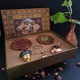 تصویر پک زعفران لوکس چوگان 