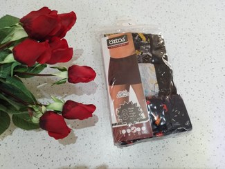 تصویر پک ۳عددی شورت نیم پا مردانه اوزتاش سایز لارج کد1740 