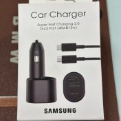 تصویر شارژر فندکی 45 وات سامسونگ مدل EP-L5300 Samsung 45W Cigarette Lighter Charger Model EP-L5300