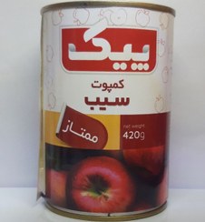 تصویر کمپوت سیب ۴۲۰ گرم پیک 