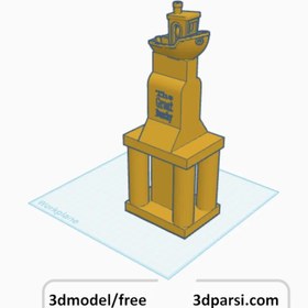 تصویر طرح سه بعدی نیمکت بزرگ 