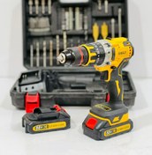 تصویر دریل شارژی ۹۸ولت براشلس دیوالت مدل سه نظام اهنی13mm88v Dewalt