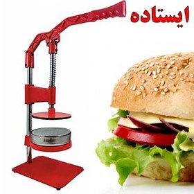 تصویر همبرگر زن 