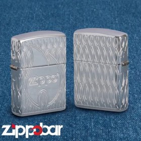 تصویر فندک زیپو اصل کد ۴۸۸۳۸ (Zippo 48838 Flame Design Armor) 