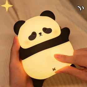 تصویر چراغ خواب سیلیکونی پاندا شکمو Panda Table Lamp Children