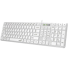 تصویر صفحه کلید باسیم جنیوس مدل SlimStar 126 SlimStar 126 Wired keyboard