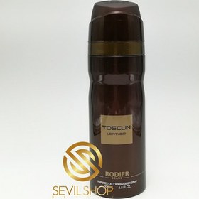 تصویر اسپری بدن مردانه رودیر مدل توسکان لدر حجم 200 میلی لیتر Rodier Tuscan Leather Body Spray