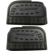 تصویر چراغ عقب اسپرت پراید 131 طرح Audi (چپ و راست) تمام دودی 