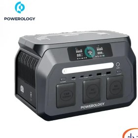 تصویر پاور استیشن قابل حمل پاورولوژی توان 800W ظرفیت 512Wh 