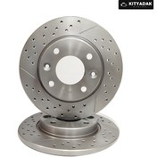 تصویر دیسک ترمز جلو سمند EF7 وارداتی 