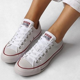 تصویر Classic Chuck Taylor All Star Low Top white/ کانورس کلاسیک سفید بدون ساق 