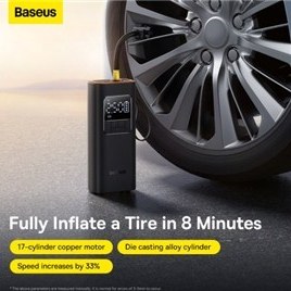 تصویر پمپ باد قابل حمل شارژی بیسوس Baseus SuperMini Pro Series Wireless Car Inflator BS-CG016 