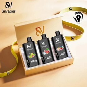 تصویر پاد یکبارمصرف ۲۴۰۰۰ پاف سیلوا (باتری قابل شارژ) – Silva 24000 Puffs Disposable Pod کد z640012 