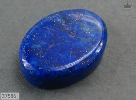 تصویر نگین لاجورد خوش رنگ کد 37586 
