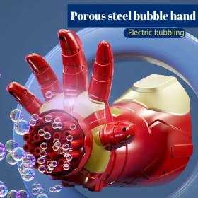 تصویر دستکش آیرومن حباساز باطری خور BUBBLE IRON MAN