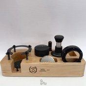 تصویر استند نظم دهنده چوبی (سایز 58) با تجهیزات 