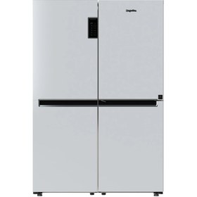 تصویر یخچال فریزر دوقلو دیپوینت 40 فوت مدل مسترپرو Master Pro نقره ای Depoint twin fridge-freezer Master Pro