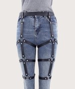 تصویر ران بند فانتزی دخترانه گارتر چرم LE20003 