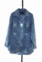 تصویر کت جین ضخیم با کیفیت فوق العاده عالی 