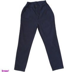 تصویر شلوار پسرانه مدل مدارس کد 201 رنگ سرمه ای 