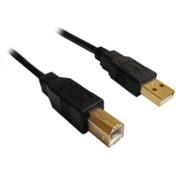 تصویر کابل پرینتر USB2.0 فرانت طول 1.5 متر مدل FN-U2CB15 Faranet USB 2.0 AM/BM + Ferrite Black Cable FN-U2CB15