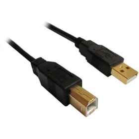 تصویر کابل پرینتر USB2.0 فرانت طول 1.5 متر مدل FN-U2CB15 Faranet USB 2.0 AM/BM + Ferrite Black Cable FN-U2CB15