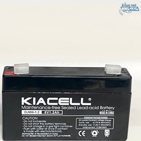 تصویر باتری 6 ولت 1.2ah کیاسل 