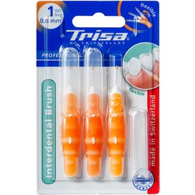 تصویر براش بین دندانی پرفشنال سایز 1 تریزا Trisa Perfoshinal Interdental Brush Size 1