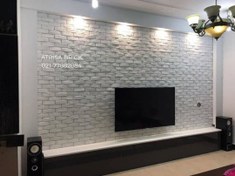 تصویر آجر نما دکوراتیو سفید (هلندی / آنتیک) | زیبا , قابل شستشو و بادوام 