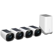تصویر دوربین امنیتی با پنل خورشیدی مدل eufyCam S330 (eufyCam 3) 4-Cam Kit 