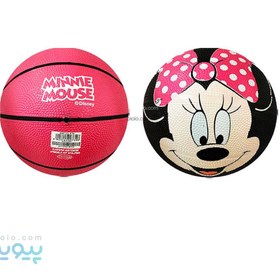 تصویر توپ بسکتبال بتا سایز ۳ طرح مینی موس از پلاستیک 