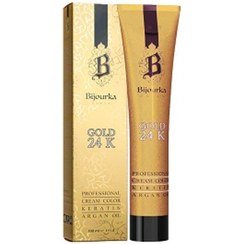 تصویر رنگ مو حاوی طلا 24 عیار سری طبیعی 100میل بیجورکا شماره 8- بلوند روشن Bijourka Hair Color Natural Shades 100ml