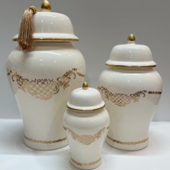 تصویر جینجر جار ریسه طلا جینجرجار ریسه طلا