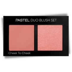 تصویر رژگونه اورجینال برند Pastel مدل Cheek To Cheek Duo Blush Set 10 Hot Pink کد M0305-0010 