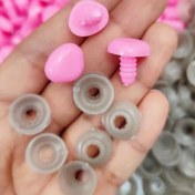 تصویر پوزه واشردار صورتی سایز 12 در 15میل(10عددی)(عمده و جزئی) 