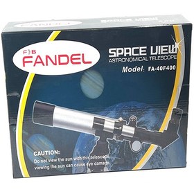 تصویر تلسکوپ FA-40F400 پایه المینیوم 