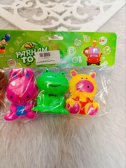 تصویر تاتی ۳ عددی گاو و قورباغه 